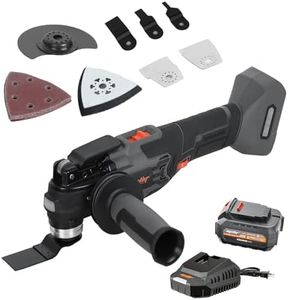 Cordless Oscillating Multi-Tool Compatible with Dewalt 20V Max Battery, Brushless Oscillating Saw w/6-Speed, 3.3° Oscillation Angle, 20000 OPM, Quick Blade Change, w/ 4.0Ah Battery and Charger