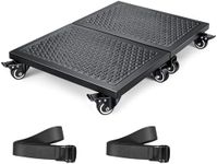 KEDSUM Heavy Duty Furniture Dolly 2000lbs Capacity，4 Wheel Furniture Movers with Brakes，Splicing Size 16" x 25" Strong Steel Platform for Sofa, Safe, Appliances Moving