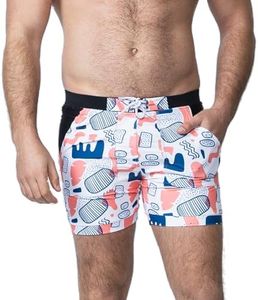 Taddlee Swimwear Men Basic Long Swimming Trunk Surf Camo Shorts Swimsuits Pocket, White, X-Large