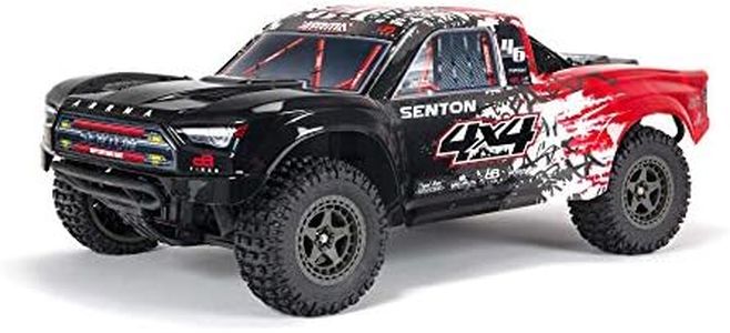 ARRMA 1/10 SENTON 4X4 V3 3S BLX Brushless Short Course Truck RTR (Transmitter and Receiver Included, Batteries and Charger Required), Red, ARA4303V3T2