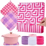 Pro 10 Inch Potholder Loom Kit for Kids & Beginners, Large Weaving Loom Crafts for Girls Age 6-12 Year Old & Adults, Gift Ideas for Birthday & Christmas, 112 Delicate Loops to Make 2 Pot Holders