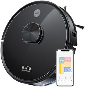 ILIFE A20 Robot Vacuum Cleaner & Mopping, 4000Pa Strong Suction, Advanced LiDAR Navigation, Customized Cleaning Upto 3500sqft, 3200mAh, WiFi App, Alexa, GH, Ideal for Cats, Dogs Hair