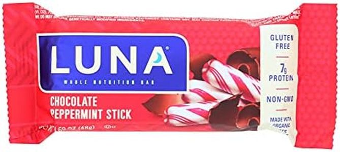 Clif Bar Luna Bar - Organic Chocolate Peppermint - Case of 15-1.69 oz, 15 Count (Pack of 1)