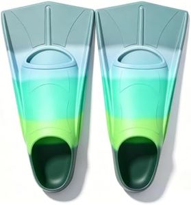 DASIAUTOEM Kids Swim Fins, Short Kids Fins Youth Swimming Flippers for Lap Swimming Training for Children Girls Boys Beginners