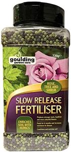 Goulding G60115 Slow Release Fertiliser Rose, Tree & Shrub Granular Plant Feed, Brown