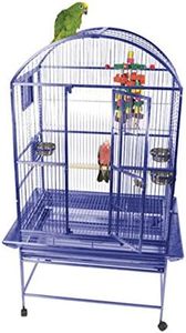 A&E Cage 9003223 Platinum Dome Top Bird Cage with 3/4" Bar Spacing, 32" x 23"