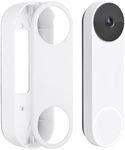 wochel No-Drill Adhesive Mount Bracket, Easy Installation for Google Nest Doorbell System (White)