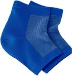 NatraCure Vented Moisturizing Gel Heel Sleeves (Color: Royal Blue) - 3 Pairs - (608-M-RB CAT3PK) - Size: Regular