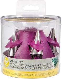 Wilton 2104-3859 - Juego de boquillas para manga pastelera, color morado