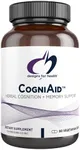 Designs for Health CogniAid - Herbal Memory + Mood Formula with Green Tea Extract, Wild Blueberry + Bacopa (60 Capsules)