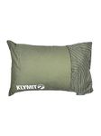 Klymit Drift Camping Pillow, Reversible Cover for Travel and Sleep, Shredded Memory Foam Comfort with Durable Shell (Regular-Green)