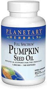 Planetary Herbals Full Spectrum Pumpkin Seed Oil, Botanical Support for The Prostate*, 1,000 mg - 180 Count