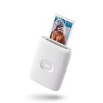 INSTAX mini LINK2 mini film format portable smartphone instant photo printer, multiple templates, Clay White
