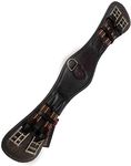 Equipride " Super Soft Dressage Girth 100% English Calf Leather BROWN (90 cm (36"))