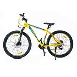 CULTSPORT Rimo Steel Cycle/Bicycle 27.5T MTB (21 Speed) Gear Bicycle for Men/Boys with Front Suspension & Dual Disc Brake Mountain Bike | Ideal for 15+ Years, Yellow