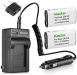 Kastar CRV3 Battery 2-Pack and Charger for Kodak CR-V3 EasyShare C310 C530 C875, Olympus LB-01 LB01 C3000 C3040 40Z C-2100UZ C-211 C-211Z C-3000 C-3030 C-3030Z C-3040Z C-4000 C-5050 C-5050Z C-700 D510