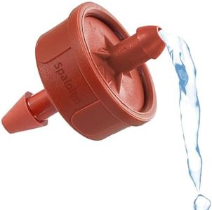 60PCS 2 GPH Pressure Compensating Drip Irrigation Spot Watering Drippers/Emitters, Self-Cleaning Constant Flow Drip Irrigation Emitters Heads Irrigation Drippers Parts for Drip Irrigation System