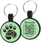 WhoseID QR Code Dog Tag, Modifiable
