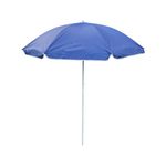 Amazon Brand - Umi SunSplash Beach Parasol | UV-Resistant Canopy, Tilt Adjustable, Lightweight & Foldable Sun Umbrella for Outdoor, Garden & Beach Use (Blue)
