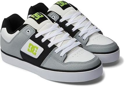 DC Shoes Men's Pure Trainers, White Lime, 11.5 US