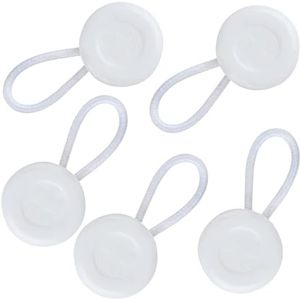 Comfy Clothiers 5-Pack Elastic Collar Extenders for Mens Shirts Dress Shirt Collar Expanders - White Buttons - Button Extender for Dress Shirts - Collar Extender - Neck Extender for Dress Shirt