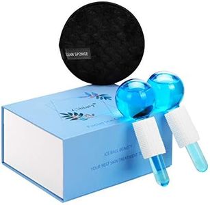 CIBLUTY ICE GLOBES for FACIAL, 2 PCS Facial Globes for Massage Tool, Facial Roller Cold Skin Massagers, Tighten Skin, Reduce Puffiness and Dark Circles, Enhance Circulation