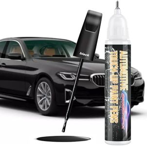 Black Touch Up Paint for Cars, Easy & Quick Black Car Paint Scratch Repair, 2 in 1 Automotive Touchup Paint Pen, Car Scratch Remover for Scratches, Special-Purpose Black Car Paint Universal Color