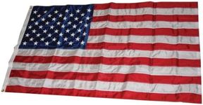 American Flag - 3-Feet x 5-Feet Made in USA = Nylon Flag #25407M