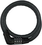 ABUS Armoured Cable Lock Steel-O-Flex Tresorflex 6615C, Combination Lock, Made of Steel Cable, with Armour Made of Steel Sleeves, ABUS Security Level 5