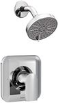 Moen Genta LX Chrome Posi-Temp Pressure Balancing Eco-Performance Modern Shower Trim, Shower Head and Lever Handle, Valve Required, T2472EP