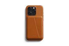 Bellroy Mod Phone Case + Wallet for iPhone 15 Pro (Slim Leather iPhone case, Phone Wallet) - Terracotta