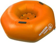 Lakesurf Skookum Tube - Ultra Rugged Snow Tube - Lightning Fast - River Raft Material and Construction - Tow Loop for Snowmobile - Ultimate River Tube in Summer (Orange)