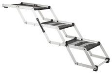 Trixie 3-Step Folding Steps, Aluminium/Plastic/Tpr, Width 37 cm/Height Up To 57 cm/De