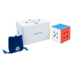 Cubelelo GAN 356 M Lite 3x3 (Magnetic) Speedcube | Features 48 Visible Magnets & Numerical Core for Optimized Performance | Anti Scratch Frosted Surface | Brain Booster Cube for Kids Children & Adults