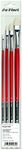 da Vinci Brushes 5123 Maestro 2 Hog Bristle Bright (Sizes 2,4,6,8) Artist Brush Set, Black 4