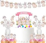 Bunny Pastel Baby Shower Party Decoration Set! Great Bundle for Baby Bunny Theme for Girls!