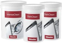 Miele Original Dish Clean & Intense Clean Machine Care Set for Miele Dishwashers, Removes Grease, Bacteria and Limescale - 11564560