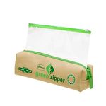 GONATURS Greenzipper Ziplock Seal Storage Bags for Freezer,Refrigerator ,Food,Vegetable,Fruits,Snacks,Jewellery,Kitchen Zip Lock Pouches,Reusable,Washable (15 Bags in one Pouch) (Medium)(Plastic)