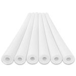 Oodles of Noodles Deluxe Foam Pool Swim Noodles - 6 Pack White