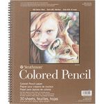 Strathmore Colored Pencil Spiral Paper Pad 11" x 14", 30 Sheets