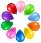 Prextex 600 Party Balloons 12 Inch 10 Assorted Rainbow Colors - Bulk Pack of Strong Latex Balloons for Party Decorations, Birthday Parties Supplies or Arch Decor - Helium Quality