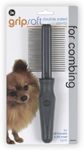 JW Pet Company GripSoft Double Sided Comb Dog Comb,White,5" x 1.75" x 10.5"