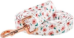 Bobo Rainbow Dog Leash, Holiday Durable Strong Pink Floral Dog Leash Heavy Duty Leash Comfortable Padded Dog Leash for Small Medium Large Dogs