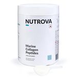 NUTROVA Marine Collagen Peptides for Men & Women, For Healthy Skin & Hair, Nails, Bones - Anti-Aging Supplement – Unflavoured Easy to Mix Powder (200gm) – Neutral Smell & Taste