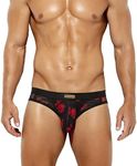 Arjen Kroos Men's Sexy Briefs Breathable Comfortable Mesh Underwear