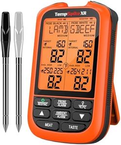 ThermoPro TempSpike 1000FT Wireless Meat Thermometer Digital with 2 Upgraded Ultra-Thin Probe, Kitchen Food Thermometer for Cooking/Oven Safe/Smoker/Rotisserie/Sous Vide/Stove/BBQ Grill