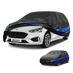 Molebt Hatchback Car Cover Waterproof All Weather, Universal Fit Honda Civic Hatchback, Toyota Corolla Hatchback, Subaru Impreza WRX, Volkswagen Golf/GTI, Hyundai Kona, Nissan Leaf etc.