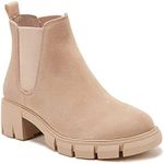 Womens Lug Sole Platform Ankle Boot