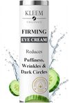 Kleem Under Eye Cream for Dark Circles and Puffy Eyes - Anti Aging Eye Cream with Peptides and Niacinamide that Reduces Eye Bags, Crow's Feet, Fine Lines & Sagginess - Eye Cream for Wrinkles, 15ml