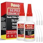 Super Ceramic Glue 2 Pack, Waterproof And Heat-Resistant Ceramic Glue Repair For Pottery, Strong Glue for Ceramic Repair, Superglue For Bonding Ceramic, Plastic, Glass, Vinyl, Acrylic, Metal, Etc.